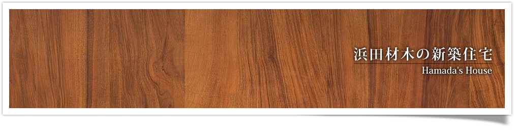 浜田材木の新築住宅